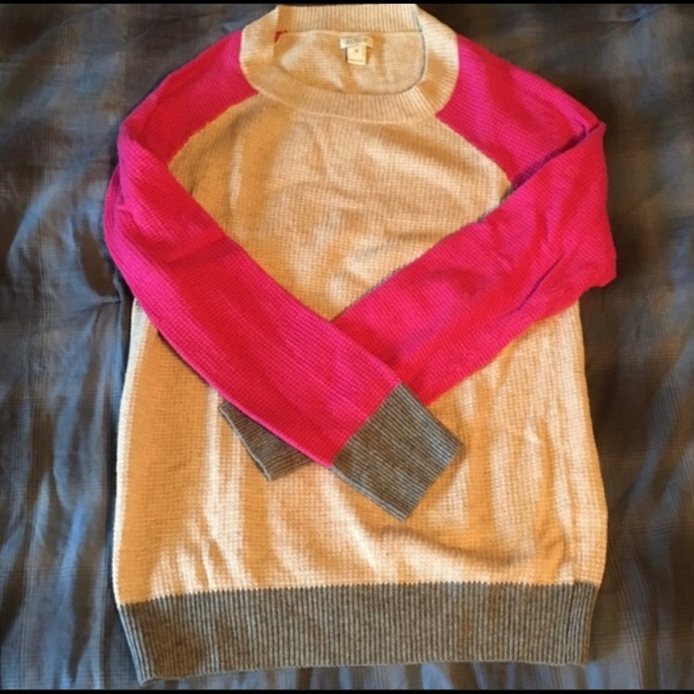 JCrew Crewneck Waffle Sweater